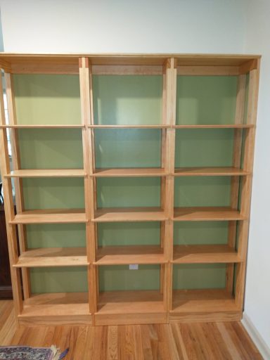 Three-column bookcase